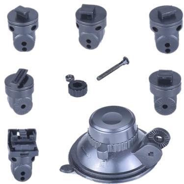 Imagem de Vykyntow Suporte de substituição para câmera de painel, suporte de acessórios para câmera com ventosa com 6 peças de juntas giratórias de 360°, compatível com Biuone A21W/HUPEJOS V7Plus/LAMTTO C310