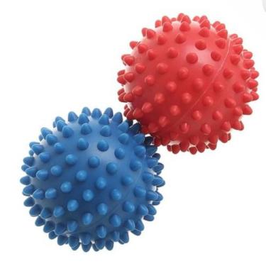 Imagem de Kit 2 Bolinha Mini Cravo P/ Cachorro Pet Massageadora Stress - Home Go