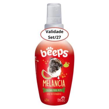 Imagem de Colônia Perfume Beeps Melancia 60ml Pet Society para Cães e Gatos