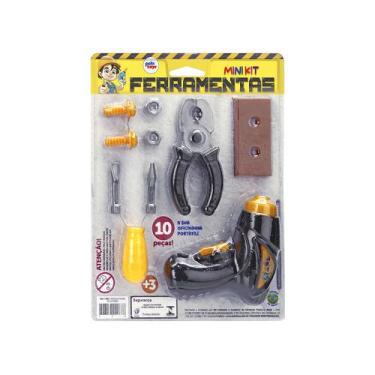 Imagem de Mini Kit De Ferramentas Com 10 Peças Paki Toys