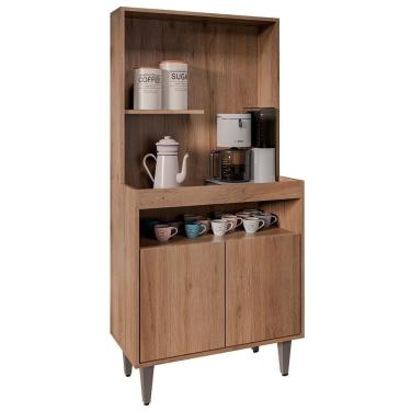 Imagem de Armário De Cozinha 2 Portas Cantinho Do Café 70cm Bella Z34 Freijó - Mpozenato