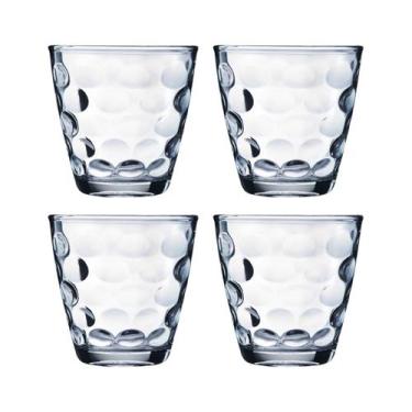 Imagem de Copos de Vidro Bangkok Transparente Redondo 250ML Água 4 un - WELLMIX,