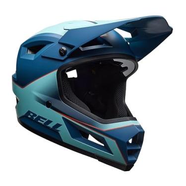 Imagem de BELL Capacete Sanction 2 DLX MIPS adulto Full Face Mountain BMX Downhill Bike - Azul fosco, GG (59–61 cm)