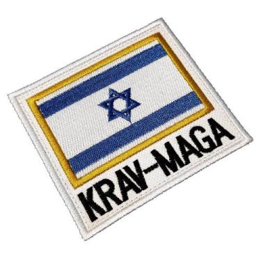 Imagem de AM0236T01 Krav-Maga Israel Patch Bordado Termo Adesivo - BR44