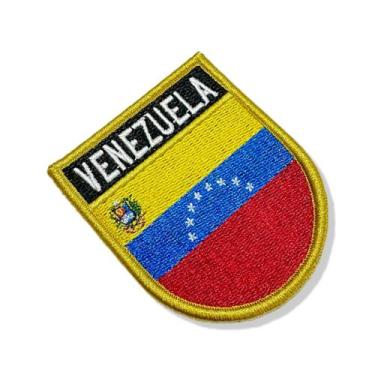 Imagem de BP0046E-001 Bandeira Venezuela Patch Bordado 6,8x8,0cm - BR44