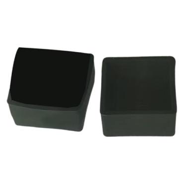 Imagem de Colaxi Acessórios para caixa de armazenamento de ponta de giz de bilhar, protetor redondo com tampa, recipiente de bolso, suporte para taco de bilhar para, Quadrado