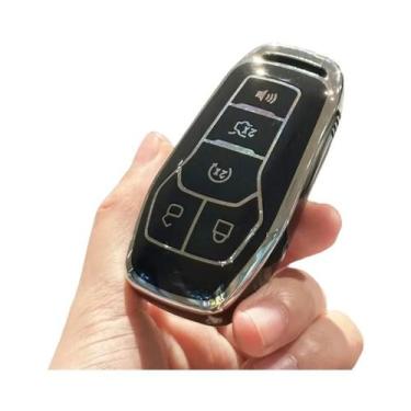 Imagem de Capa De Chave Lanyard Brilhante Para Ford Fusion Mustang F150 Edge Exp