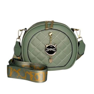 Imagem de Bolsa my Ek Redonda C/Alça De Ombro - Linha Cute Cat (Verde claro)