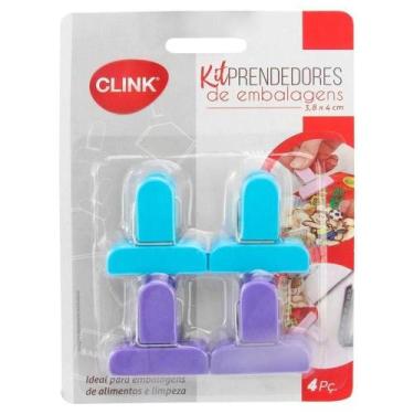 Imagem de Kit Prendedor De Embalagens Plástico 3,8 Cm X 4 Cm. - CLINK