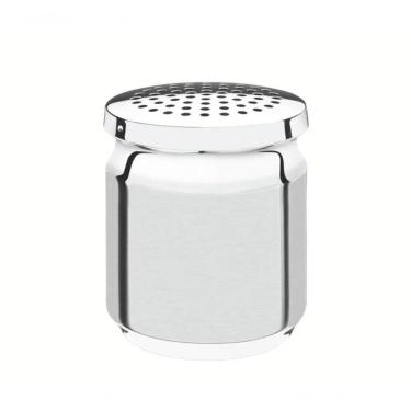 Imagem de Porta Queijo Ralado Tramontina Utility Em Aço Inox Com Tampa De Plástico