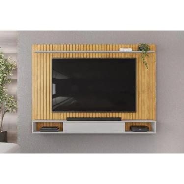 Imagem de Painel Home P/ Tv Até 70 Pol Rio 193x136cm Cedro/bali - Dj Móveis