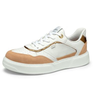 Imagem de Tenis Feminino Casual de Lazer Couro Conforto Dakota G9454