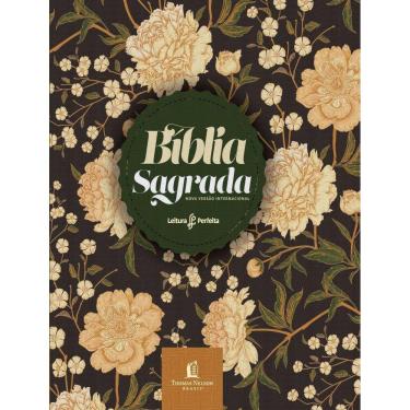 Imagem de Biblia Sagrada Nvi, Couro Soft, Flores, Espaco Anotacoes, Leitura Perfeita