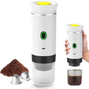 Imagem de Máquina De Café Multicápsulas, Cafeteira Expresso 3 Em 1, Autoaquecimento De 4-6 Minutos, Cápsulas Pequenas, Cápsulas Grandes, Café Moído, Cafeteira Portátil Para Escritó, White