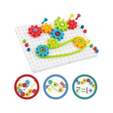 Imagem de Quebra Cabeça Engrenagem Ferramenta Infantil 98 Peças