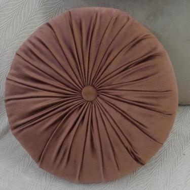 Imagem de Almofada Redonda Capitonê Zafu - Almophadaria, Avelã