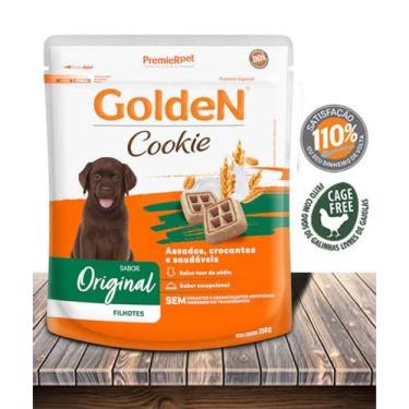 Imagem de Biscoito PremieRPet Golden Cookie Original para Cães Filhotes  - 350GR