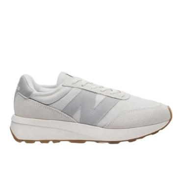 Imagem de Tênis New Balance 370v1 Unissex Branco Cinza Original (Branco, BR, Adulto, Numérico, 35)