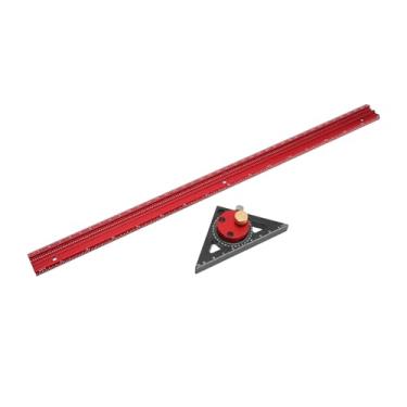 Imagem de GOTOTOP Régua de Bota de Orifício de Madeira de 400 Mm, Desenho de Linha Rotativa de 360 ​​° para Material de Liga de Alumínio Desgine e Uso Industrial