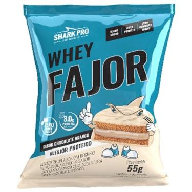 Imagem de Alfajor WheyFajor - 1 Unidades 55g Chocolate Branco - Shark Pro
