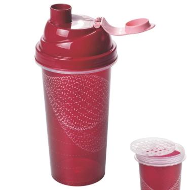 Imagem de Shakeira 580ml Fitness rosa Plasutil ref.15835