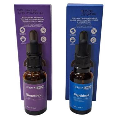 Imagem de Kit Dermachem Sérum Peptídeos Anti olheiras 30ml + Sérum Anti-Aging e 