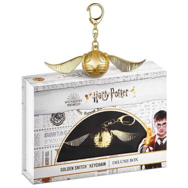 Imagem de Chaveiro Pomo de Ouro Harry Potter Asas Móveis para Zíper