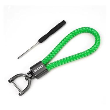 Imagem de Acessórios de motocicleta Suporte de extensão lateral chaveiro compatível com Ninja 500 Z500 SE 2024 2025 (1 chaveiro verde)