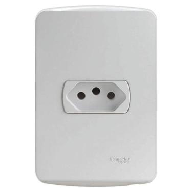 Imagem de Conjunto Tomada 2p+t 10a 250v Br Miluz Schneider