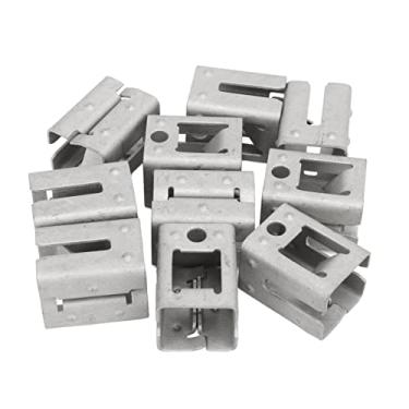 Imagem de Suporte de montagem solar 10 peças, ferramenta de instalação rápida de aço de mola premium, módulo fotovoltaico , estação de energia terrestre, revestimento durável de alumínio e