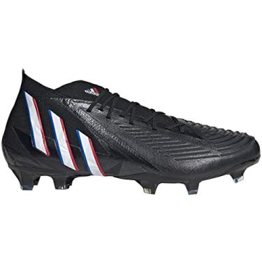 Imagem de adidas Predator Edge.2 FG T nis de futebol, Core Preto/Ftwr Branco/Vermelho v vido, 8.5