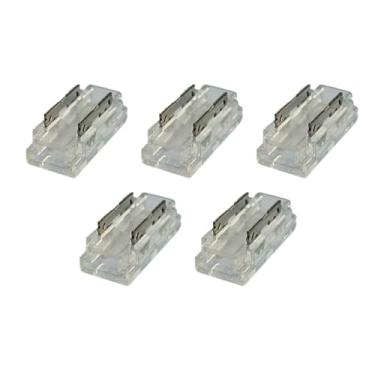 Imagem de Kit 5 Conector Emenda Fita Led Cob 2 Vias Monocor 5mm