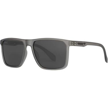 Imagem de Óculos de Sol Polarizado UV400 Masculino Lente preto Armação Cinza Original Village Heaven 6292