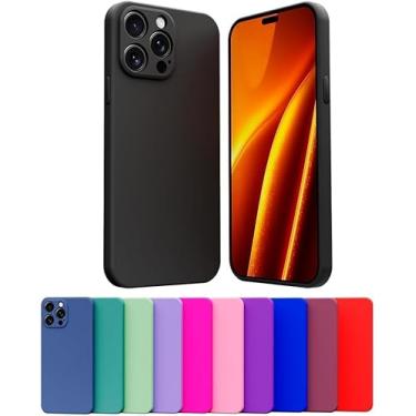 Imagem de Capa Capinha Case Compatível Apple iPhone 13 PRO MAX Silicone Aveludada Com Proteção De Câmera [NOBRE STORE] (MARSALA)