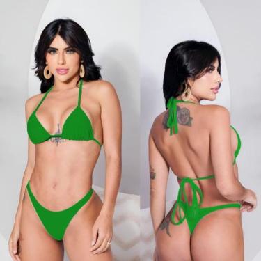 Imagem de Biquíni Cortininha Asa Delta Marquinha Verão P ao GG - TRIBO MODA, Ver