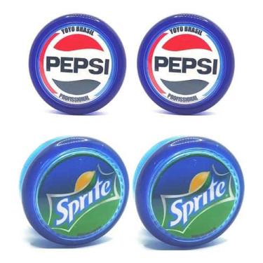 Imagem de Kit Com 4 Yoyos (ioio,yo-yo) De Rolamento Coca Pepsi Fanta - YoyoBrasi