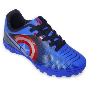 Imagem de Chuteira Society Dray Marvel Capitão América Infantil