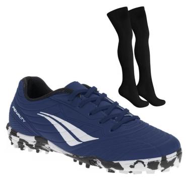 Imagem de Kit Chuteira Society Penalty Matís XXI Kids + Meião