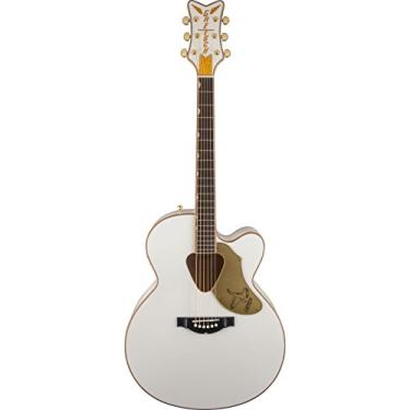 Imagem de Gretsch Guitarra elétrica acústica G5022CWFE Rancher Falcon Jumbo Cutaway - Branca