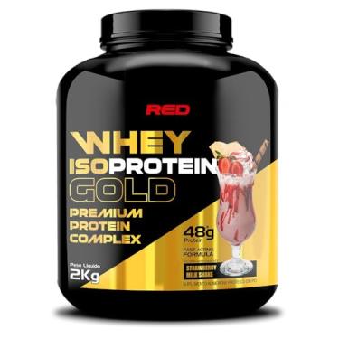 Imagem de WHEY ISO PROTEIN GOLD 2KG MORANGO - RED SERIES