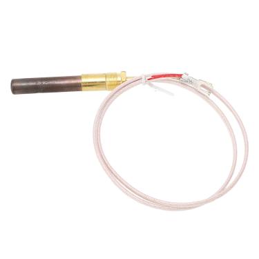 Imagem de Geradores termopilares de substituição, material de cobre resistente a altas temperaturas, eficiência energética, fácil instalação para aquecedor de água de lareira 61 cm