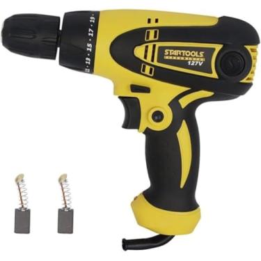 Imagem de Parafusadeira Elétrica 350W 127V com Torque Ajustável, Mandril 10mm e Velocidade Reversível