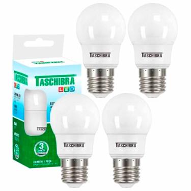 Imagem de Kit 4 Lâmpada Led Tkl 30 4,9w E27 6500k Taschibra