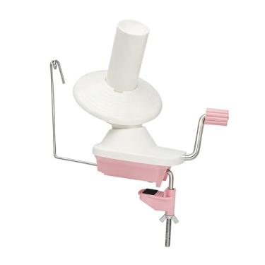 Imagem de Fancyes Enrolador de fios manual, tricotador de carretel manual, prático, máquina de enrolamento de fios multiuso para artesanato doméstico, enrolador de