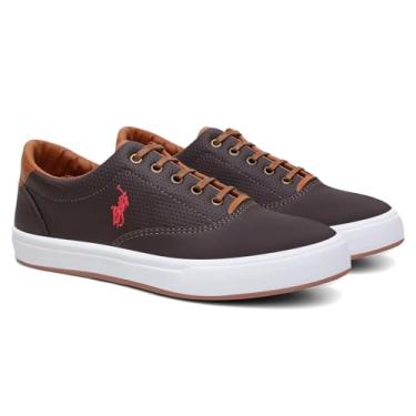 Imagem de Sapatênis Masculino Casual Estiloso Confortável e Macio (Café, BR, Adulto, Numérico, 40)