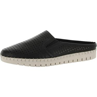Imagem de Bella Vita Tênis feminino Refresh Slide Mule, Couro preto, 6 X-Wide
