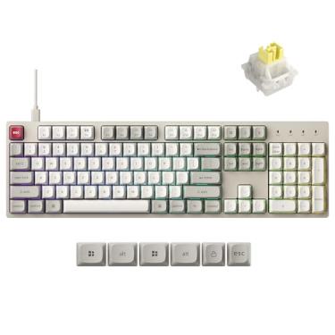 Imagem de Keychron Teclado mecânico com fio C2 Pro com taxa de polling de 8K Hz, retroiluminado RGB personalizado de tamanho completo, troca a quente, teclas PBT sem brilho, compatível com Mac Windows Linux