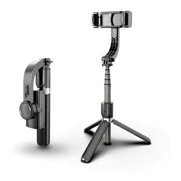 Imagem de Estabilizador Gimbal Para Celular Com Controle R-15/l-08 Tripé Integra