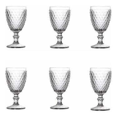 Imagem de Conjunto De 06 Copos De Vidro Bico De Abacaxi