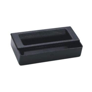 Imagem de Baoblaze Puxador embutido para armário, gaveta, acessório invisível, fácil de instalar, versátil para portas de correr estilo celeiro, closet e cozinha.